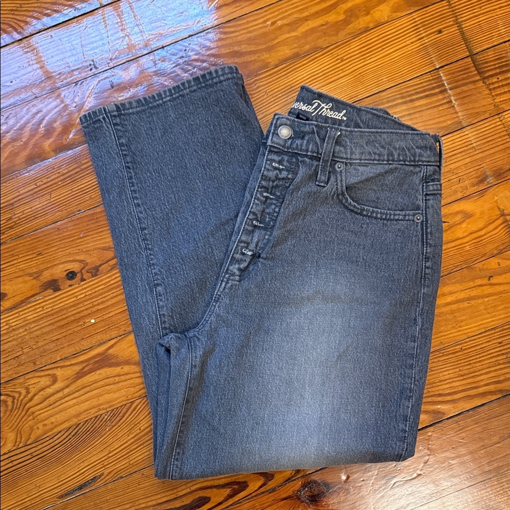 Universal Thread Women's High Rise Jeans in Deep Indigo